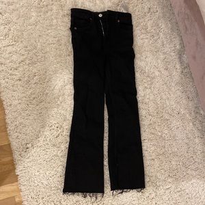 Zara black flare jeans